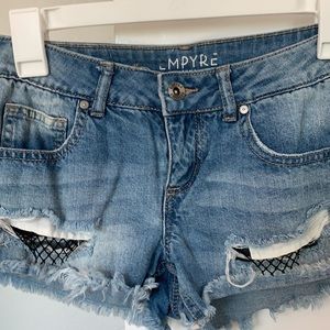 Empye (Zumiez) fishnet shorts
